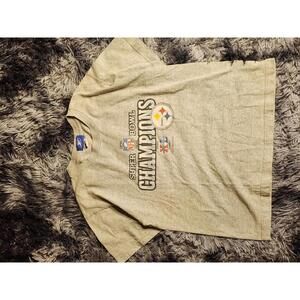 Reebok Super Bowl xi Champions Womens T Shirt Large Vintage Grey Y2k